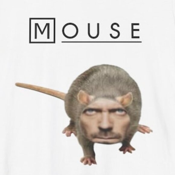 House Mouse MD Funny shirt, Unisex Jersey T-Shirt, House md T Shirt 165 - Picture 2 of 5